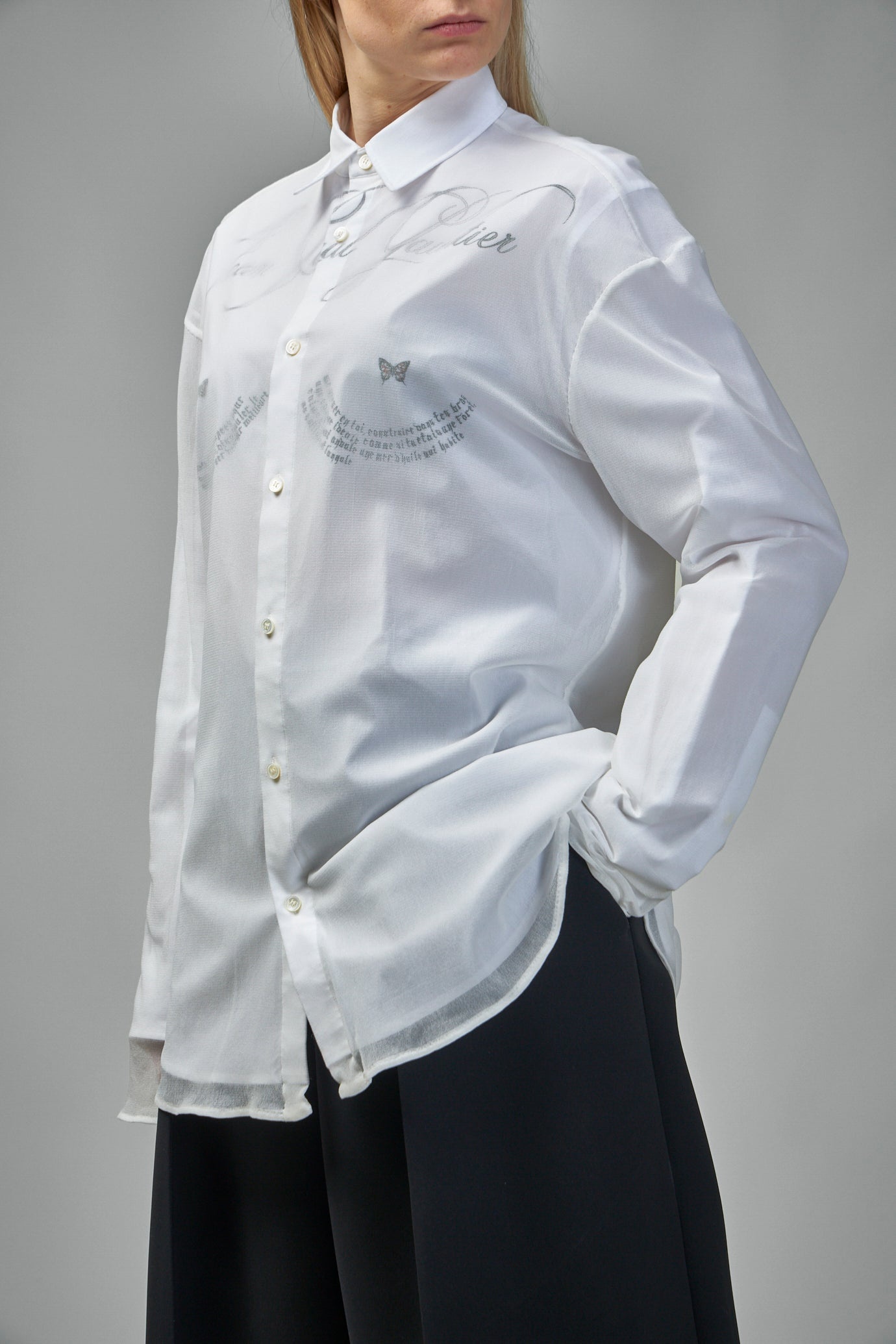 Long Sleeves Double Layer Shirt - 4