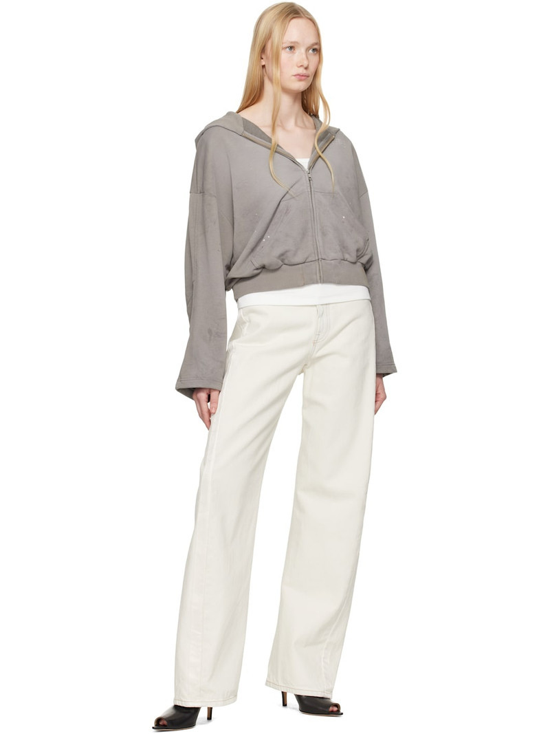 MM6 Maison Margiela Off-White 5 Pockets Jeans outlook