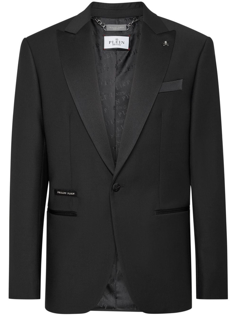 skull 인쇄 blazer 1