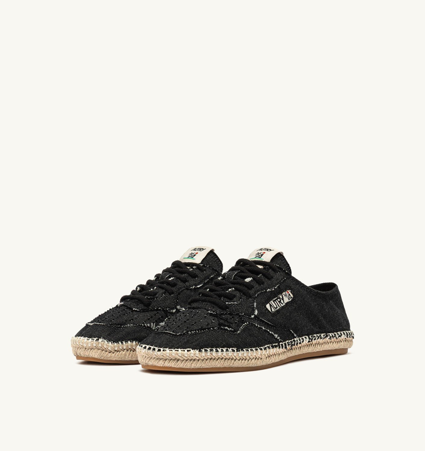 SANDY ESPADRILLES IN BLACK CANVAS - 2