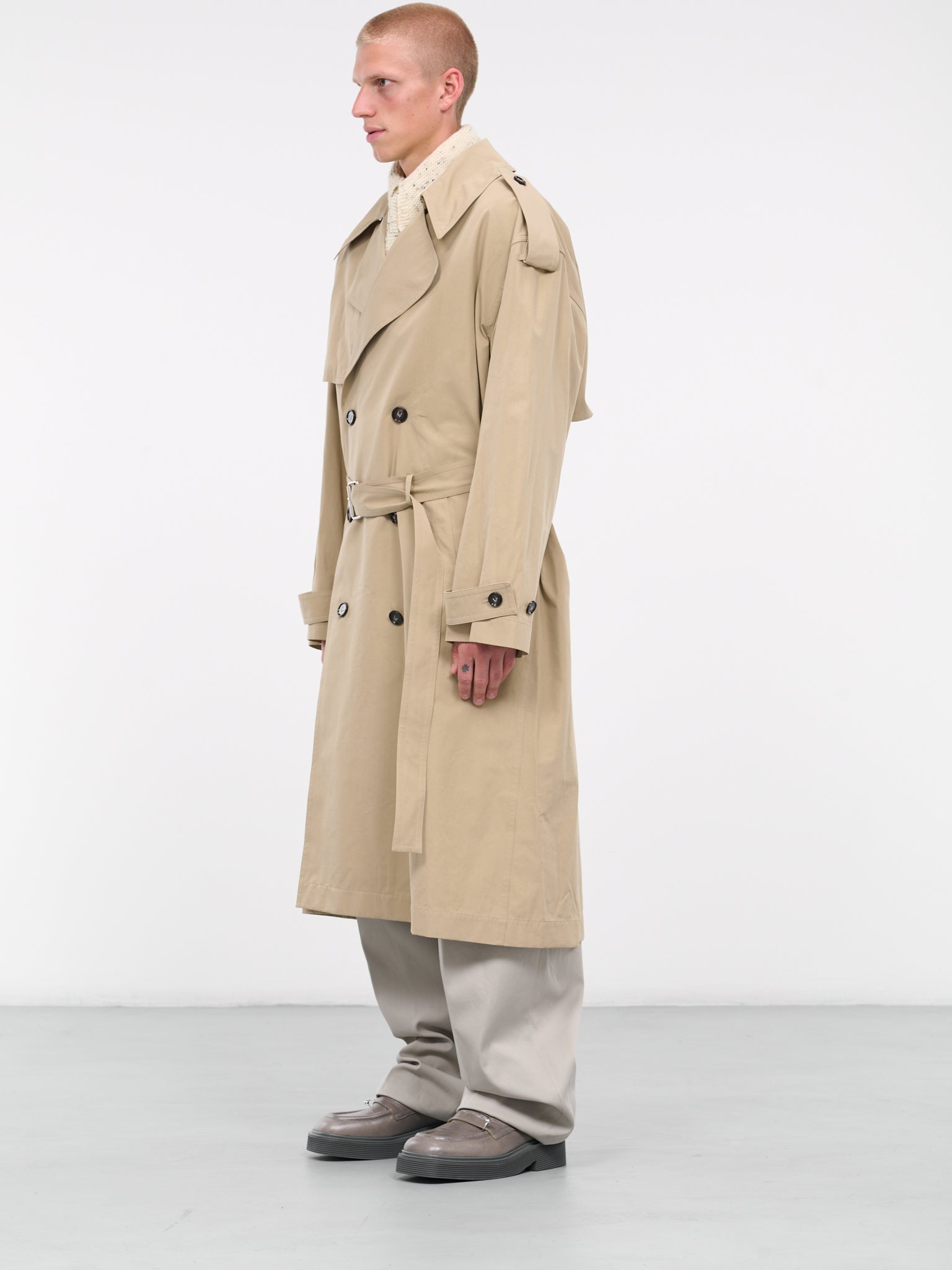 Twill Trench Coat - 2