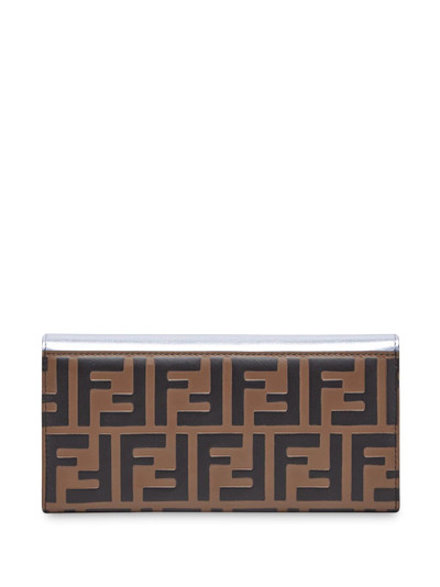 FENDI F is Fendi Continental chain wallet outlook