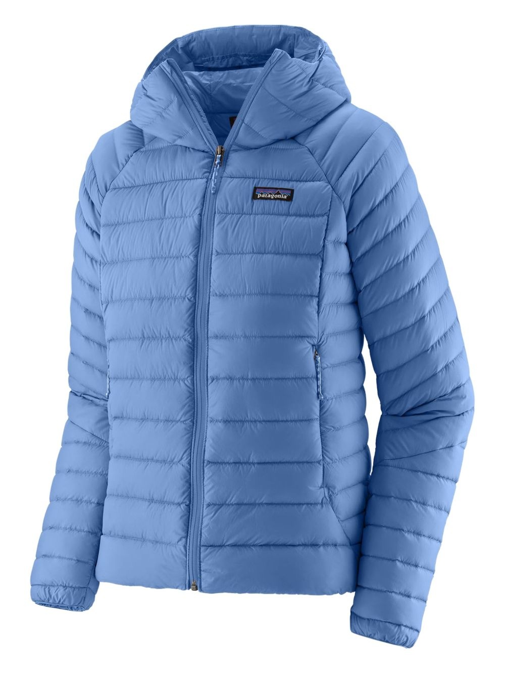 logo-appliqué puffer jacket - 1