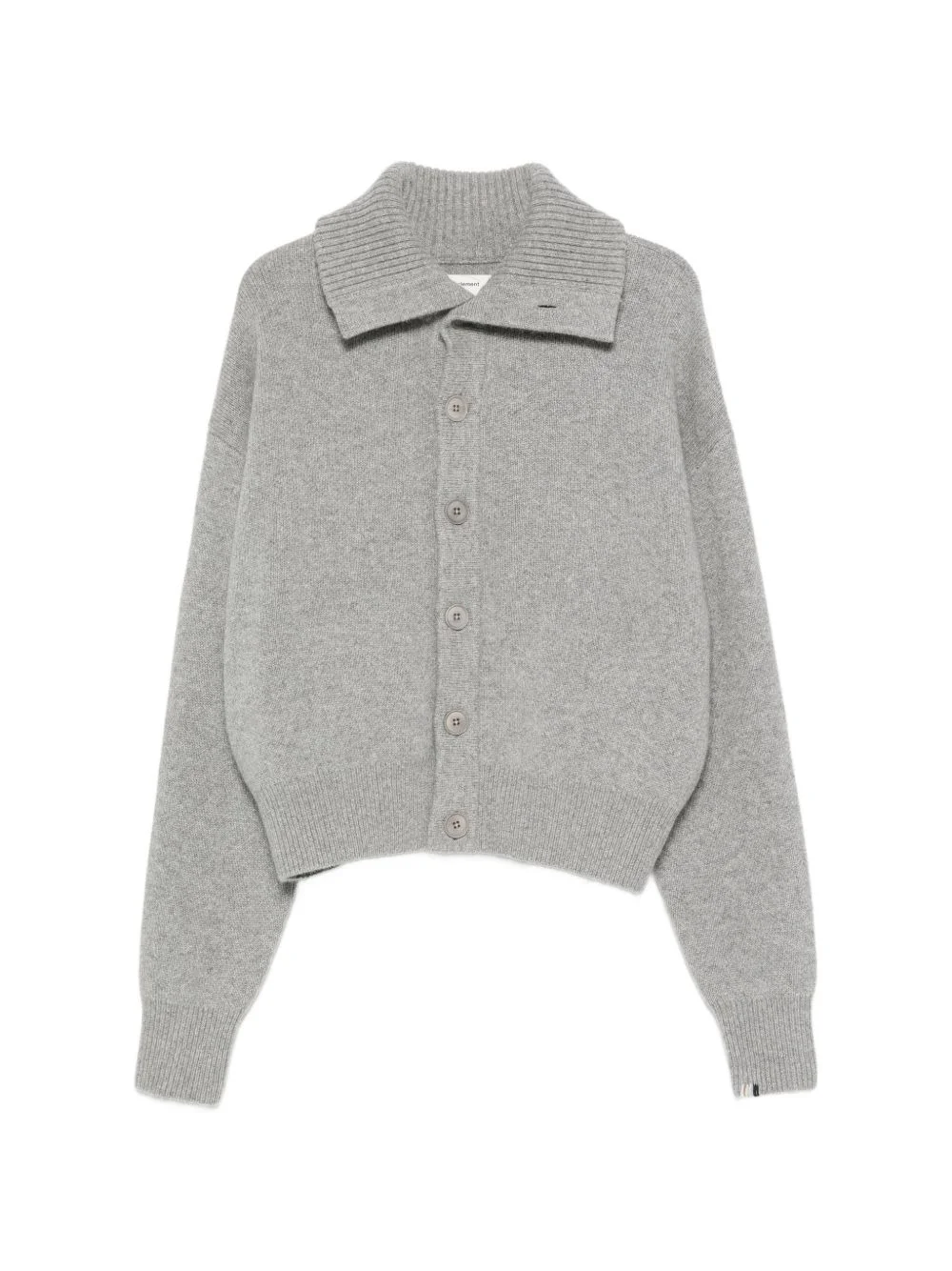 Clement spread-collar cardigan - 1