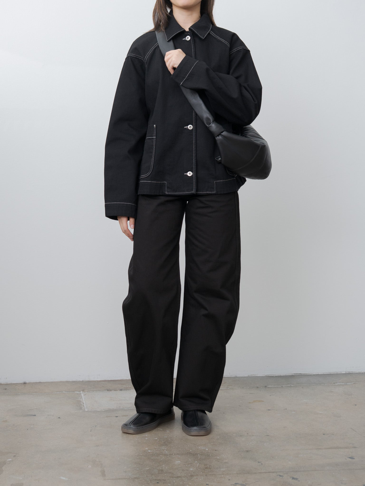 Drays Travail Jacket DENIM - Black - 9