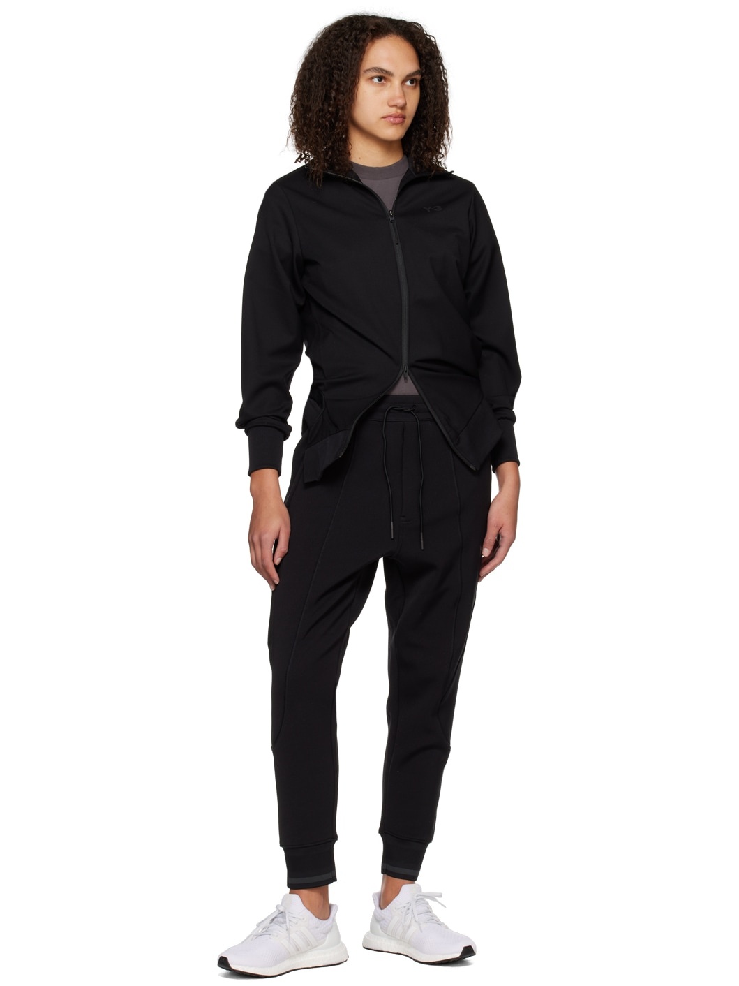 Black Relaxed-Fit Lounge Pants - 4