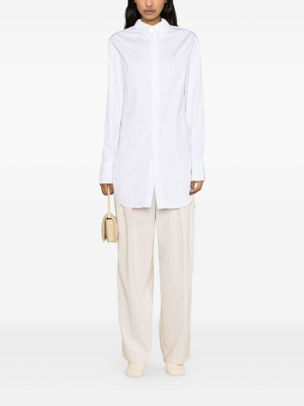 classic-collar shirt - 2