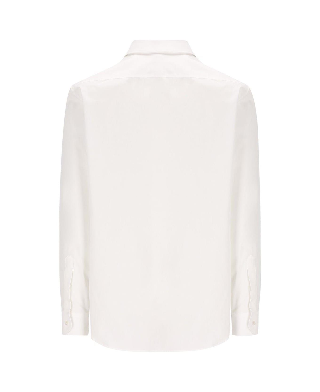 Buttoned Long-sleeved Shirt - 2