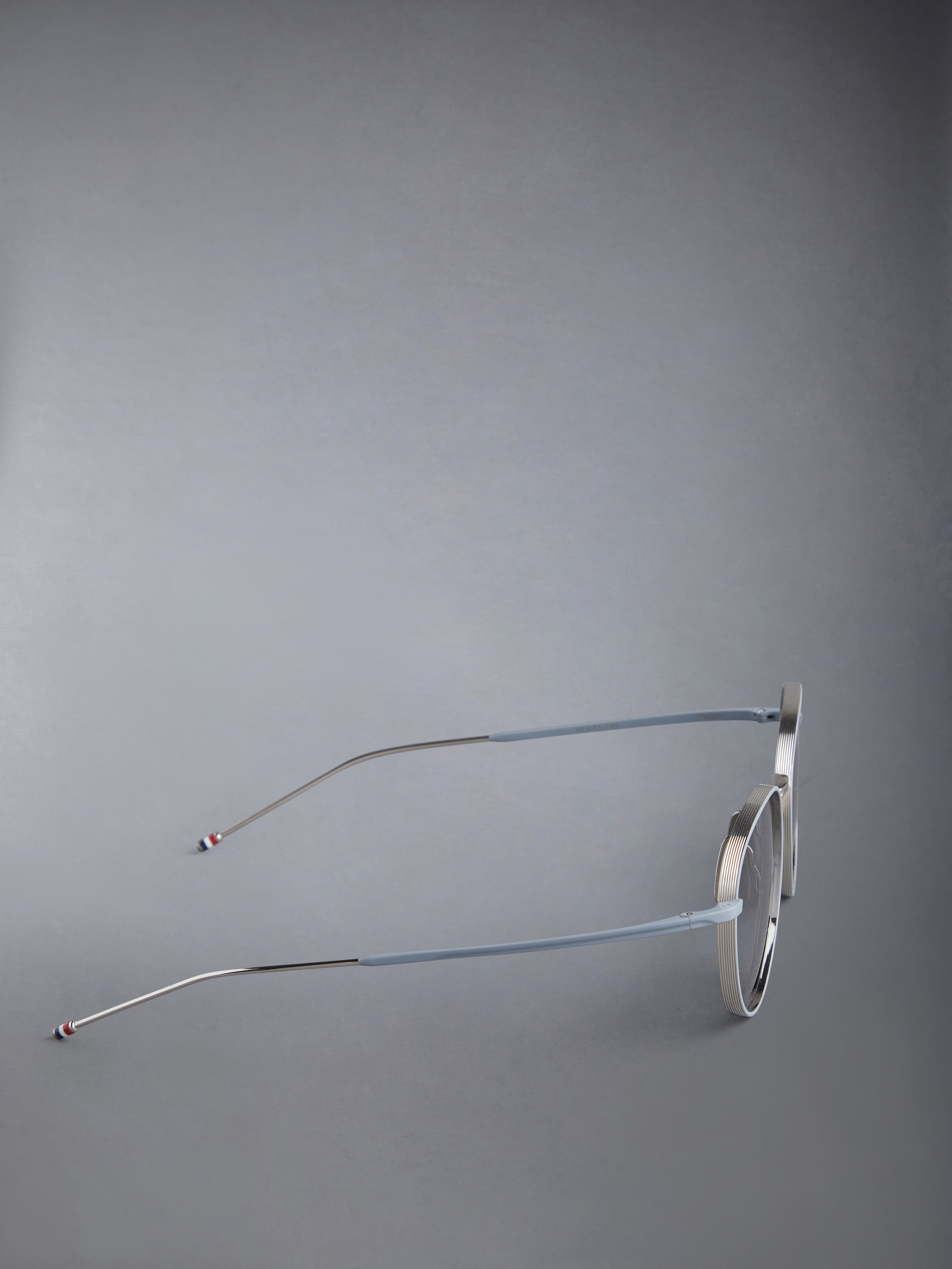 Titanium Round Sunglasses - 4