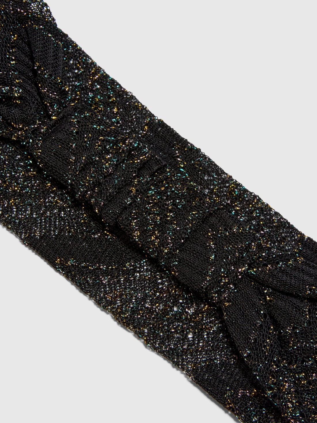 Viscose and Lamé Hairband - 2