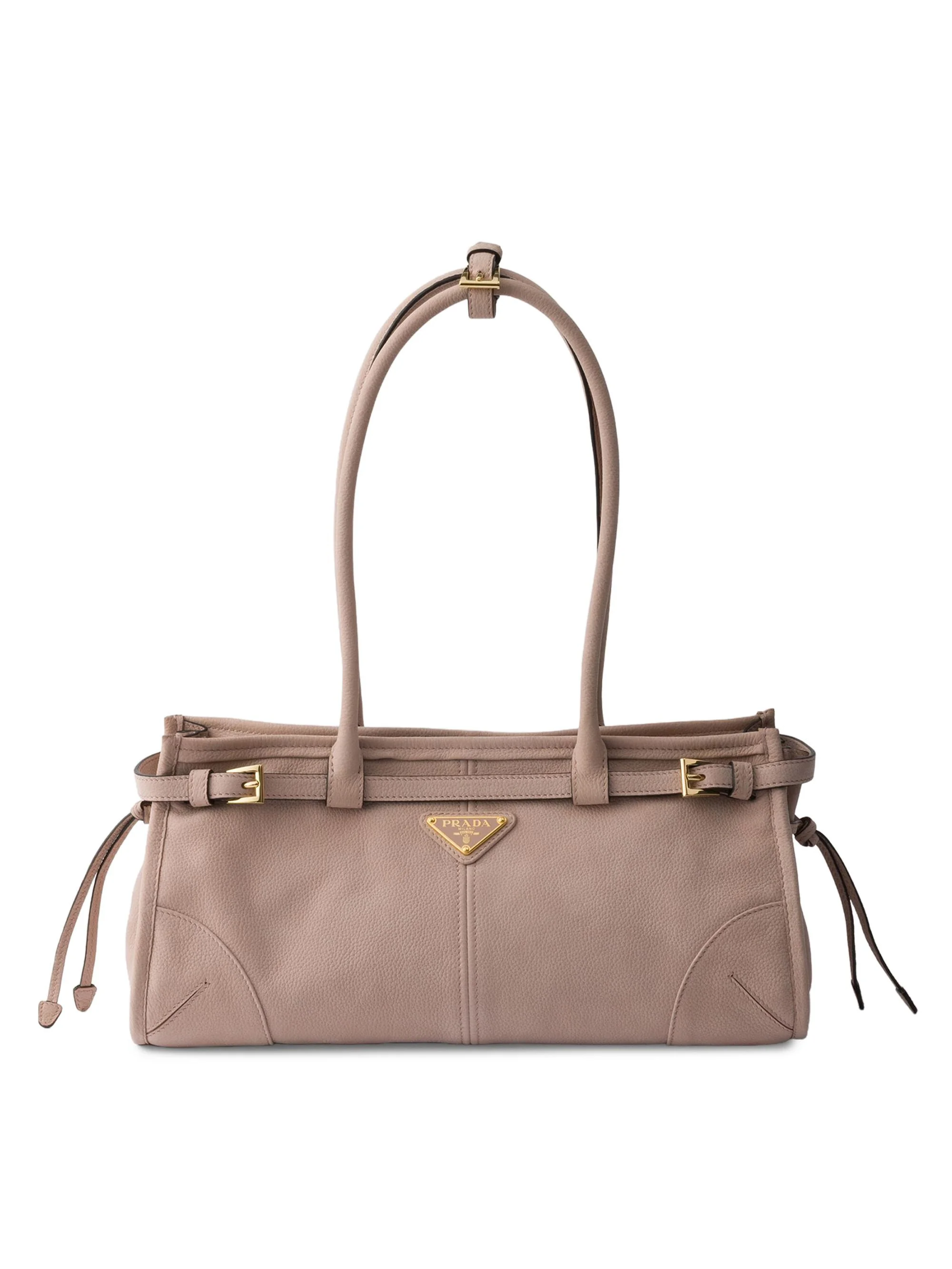 Women's Bonnie Medium Nubuck Leather Handbag - Pink - 1
