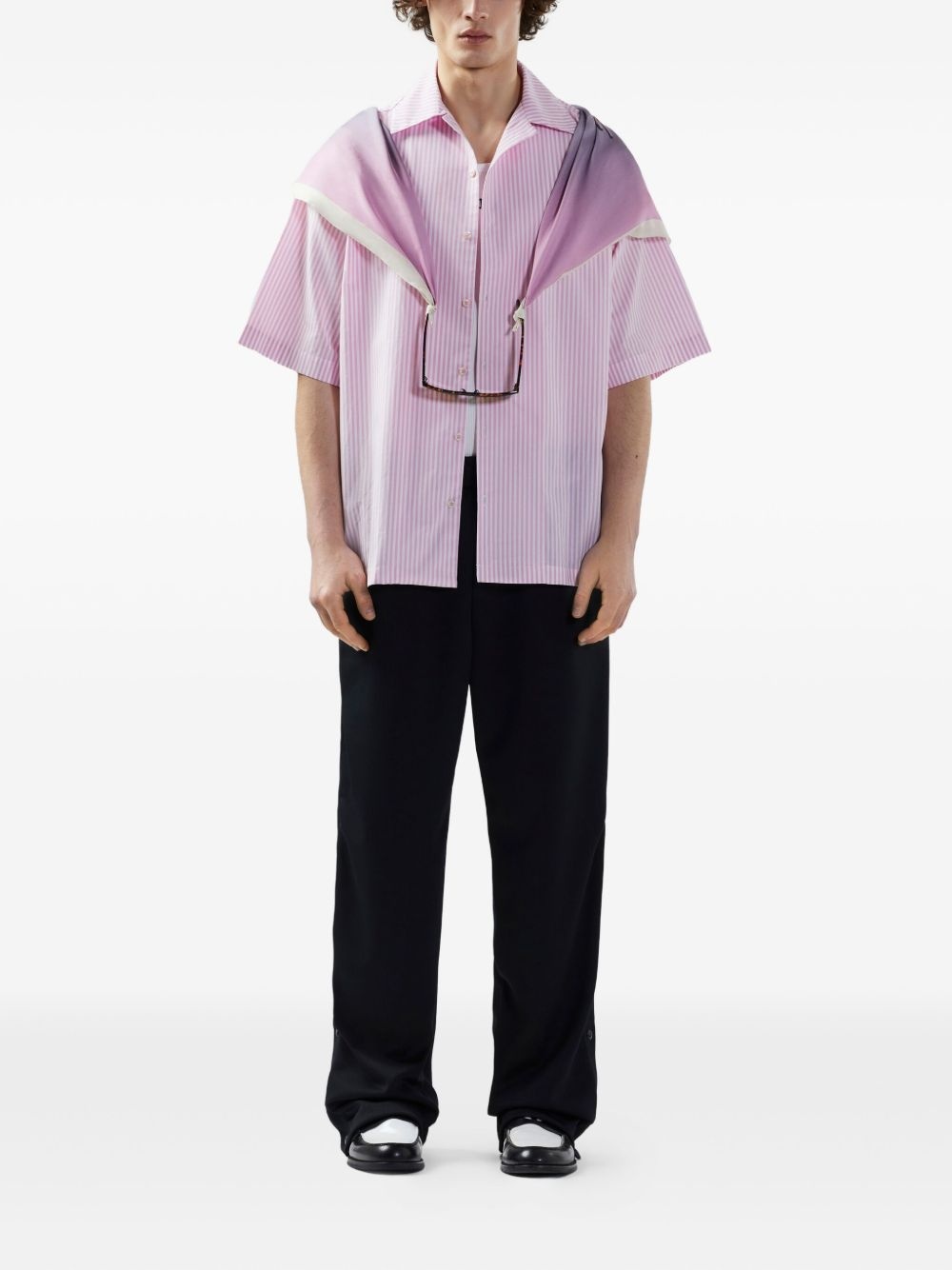 Wirdo Flames-print shirt - 2