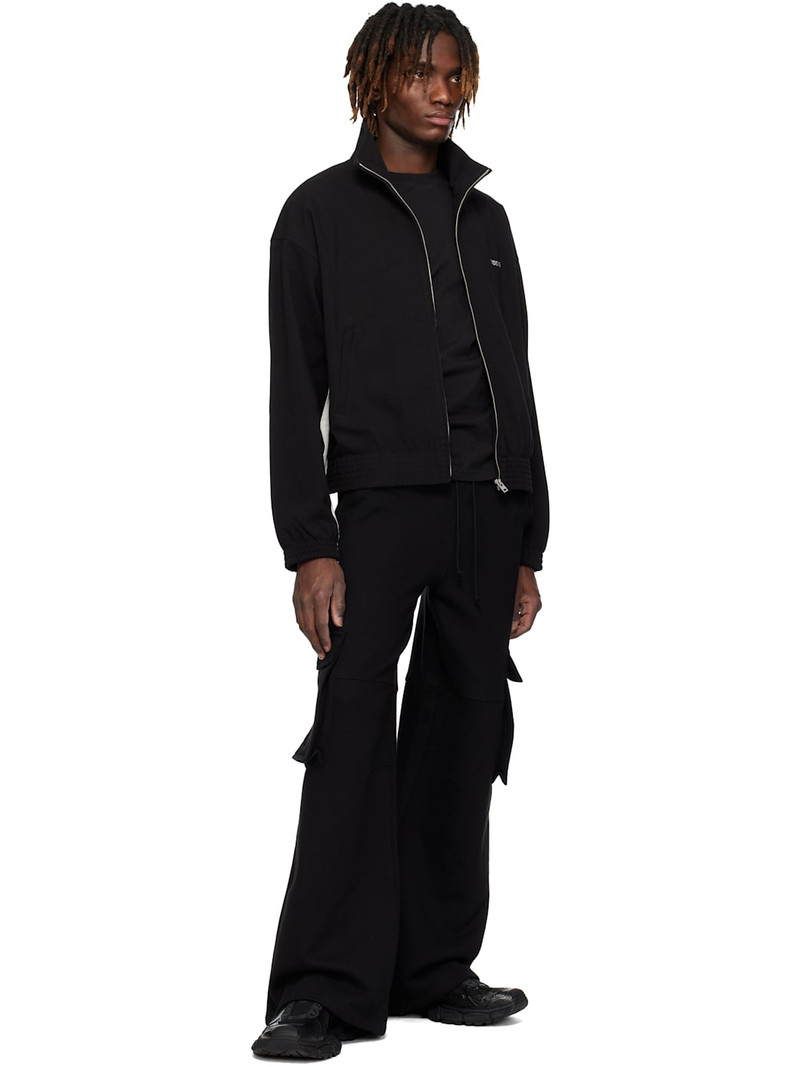 We11done Black Contrast Track Jacket outlook