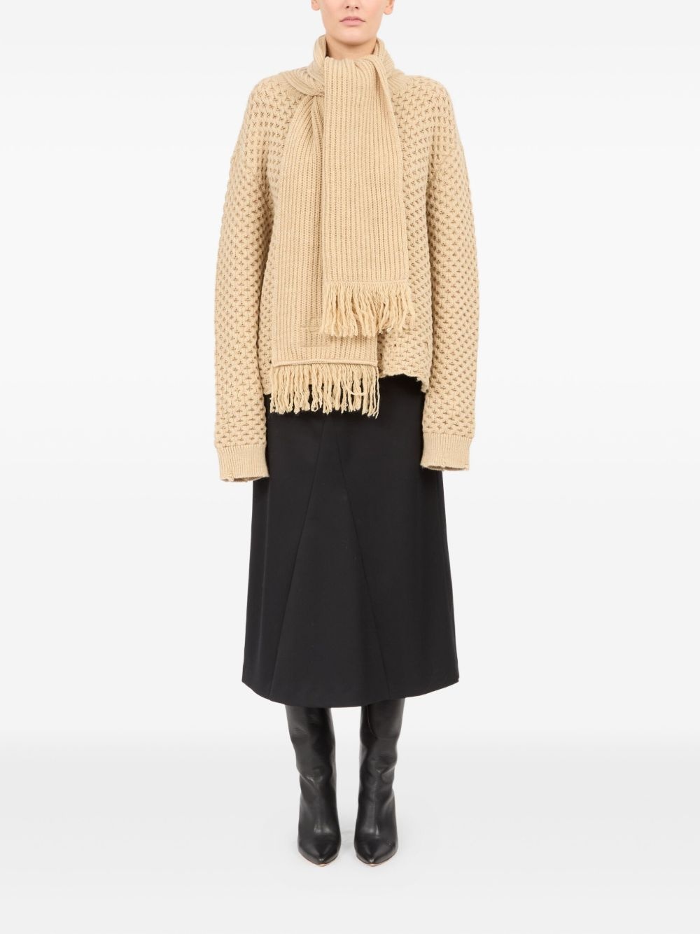 chunky-knit sweater - 2
