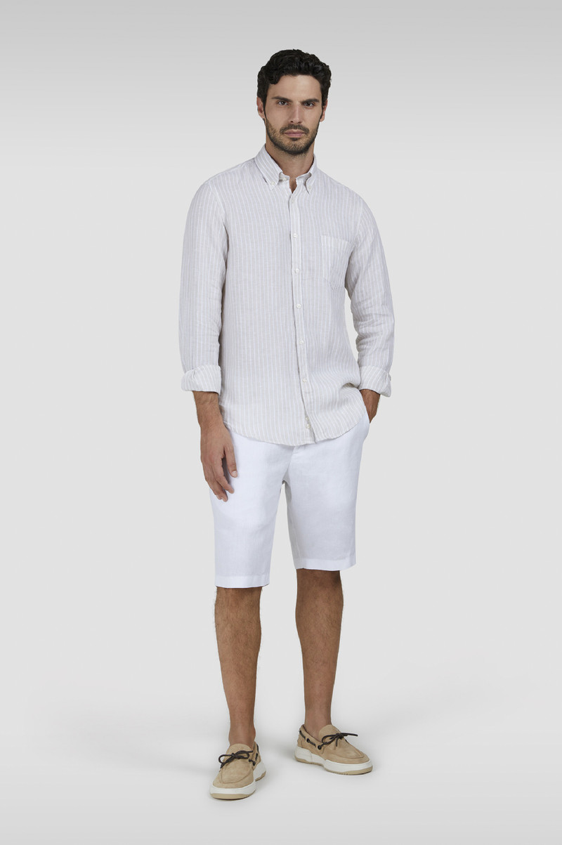 Paul & Shark GARMENT-DYED LINEN BERMUDA outlook