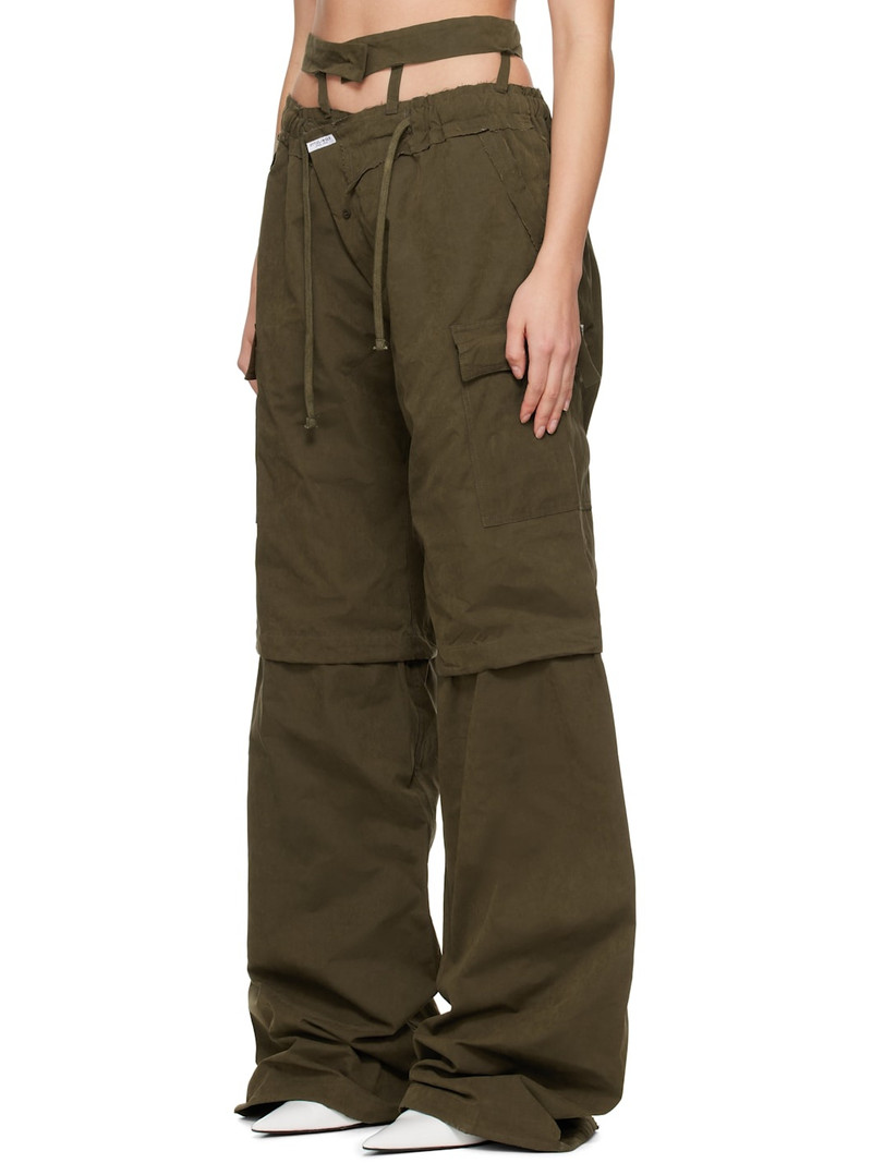 OTTOLINGER Khaki Baggy Cargo Pants outlook