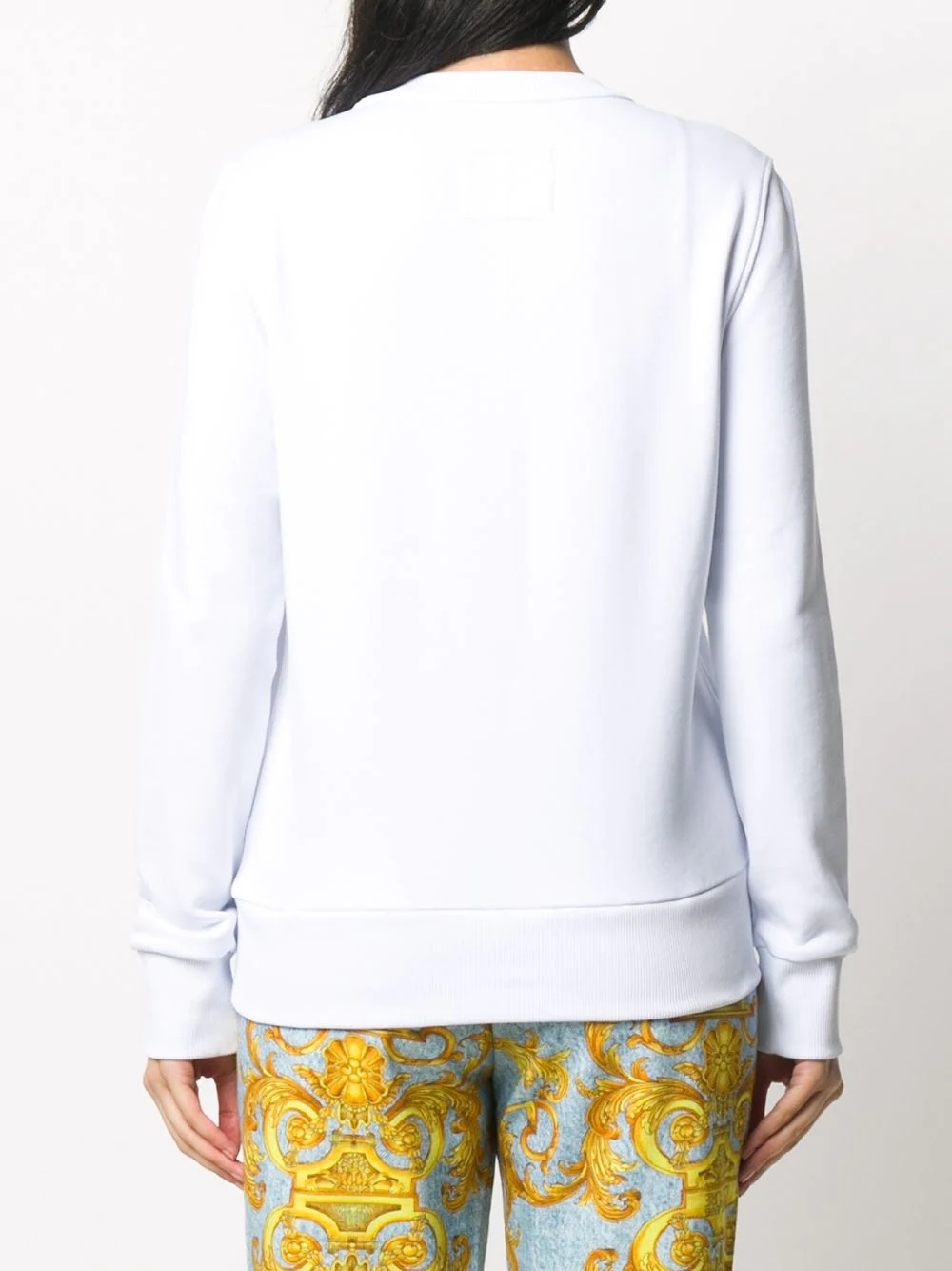 embroidered logo sweatshirt - 4