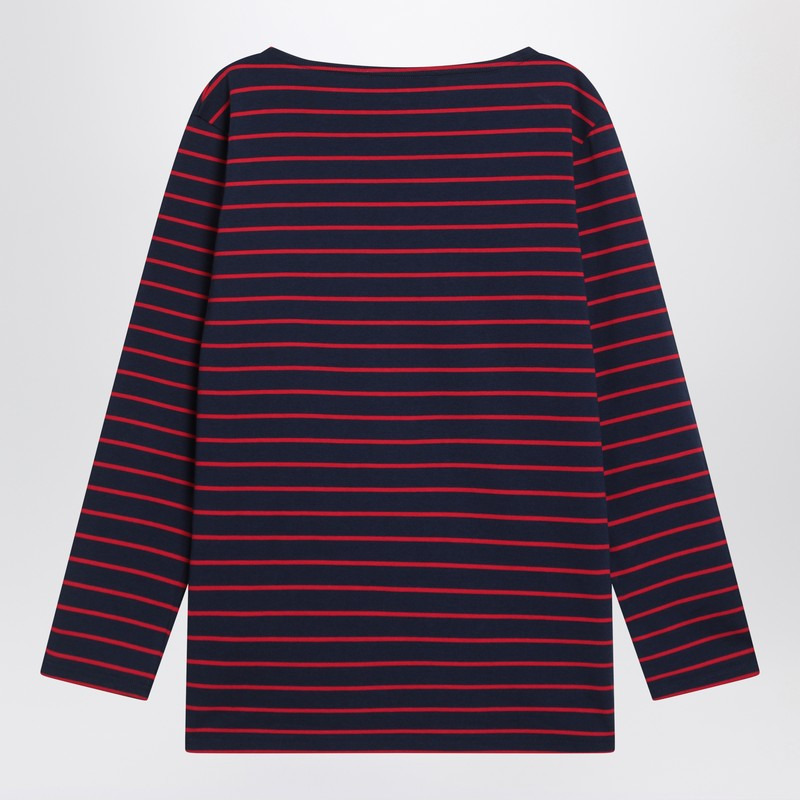 Valentino Blue T-Shirt With Red Stripes By Valentino Women - 2