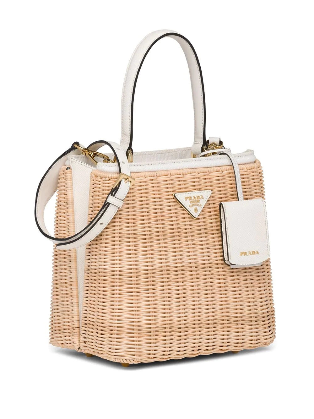 Panier wicker tote bag - 6