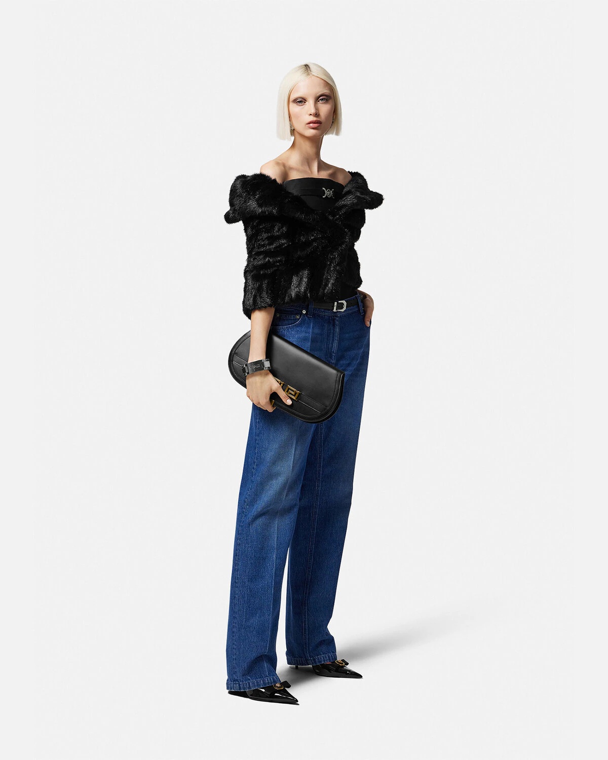 Faux-Fur Cape Stole - 2