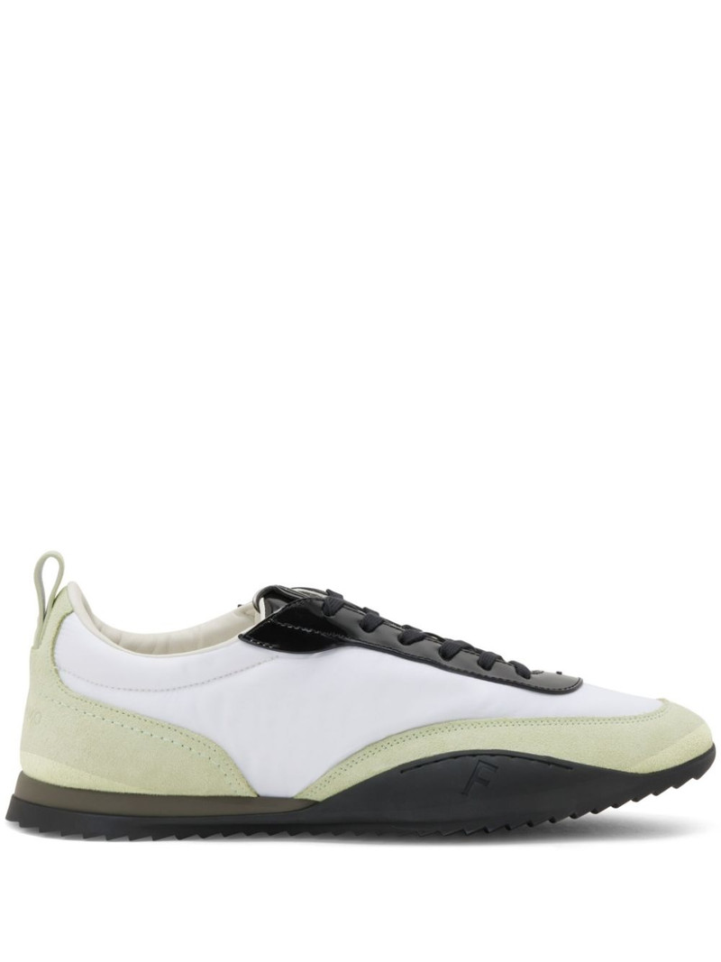 Detroit 1 suede-trimmed sneakers 1
