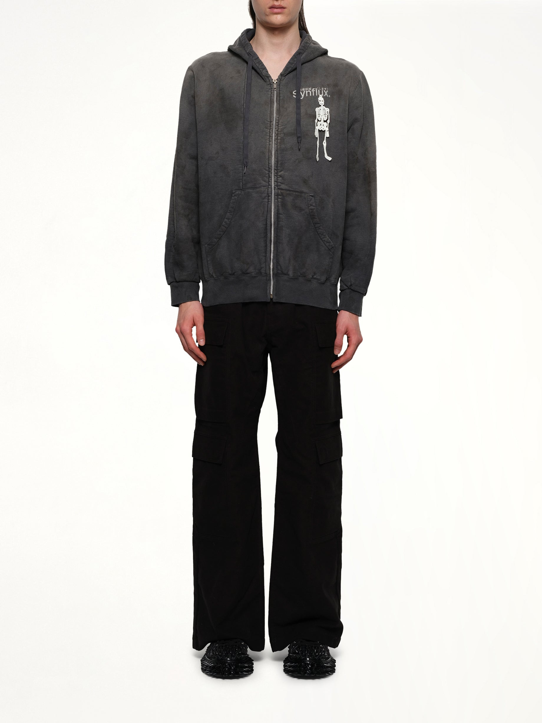 Waste-Reducing Algorithm Hoodie in Black - 7