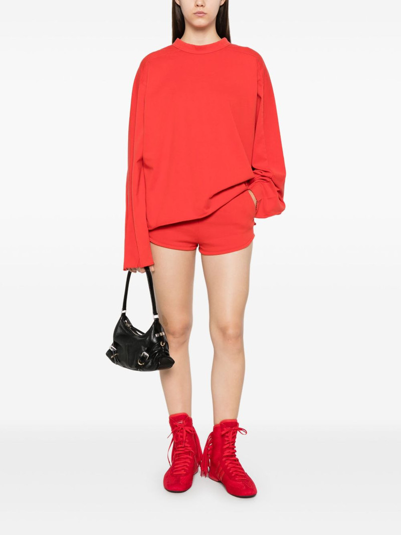 entire studios raw-edge cotton T-shirt outlook