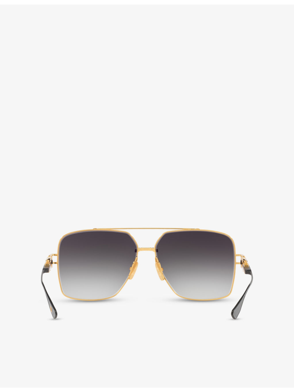 D4000439 Pilot-Frame Metal Sunglasses - 4