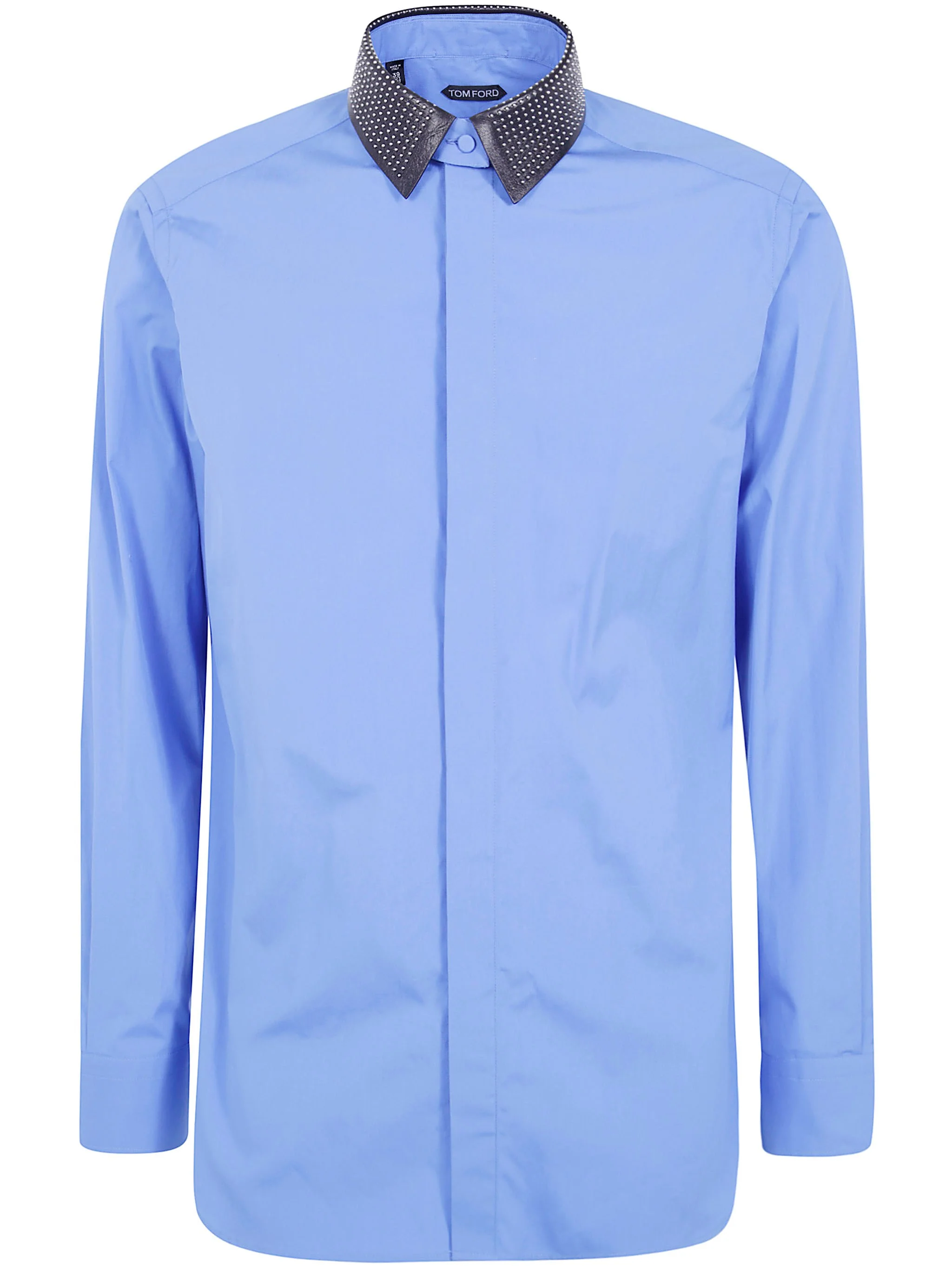 Shirt With Detachable Collar "Ufo Corn Blue" - 1