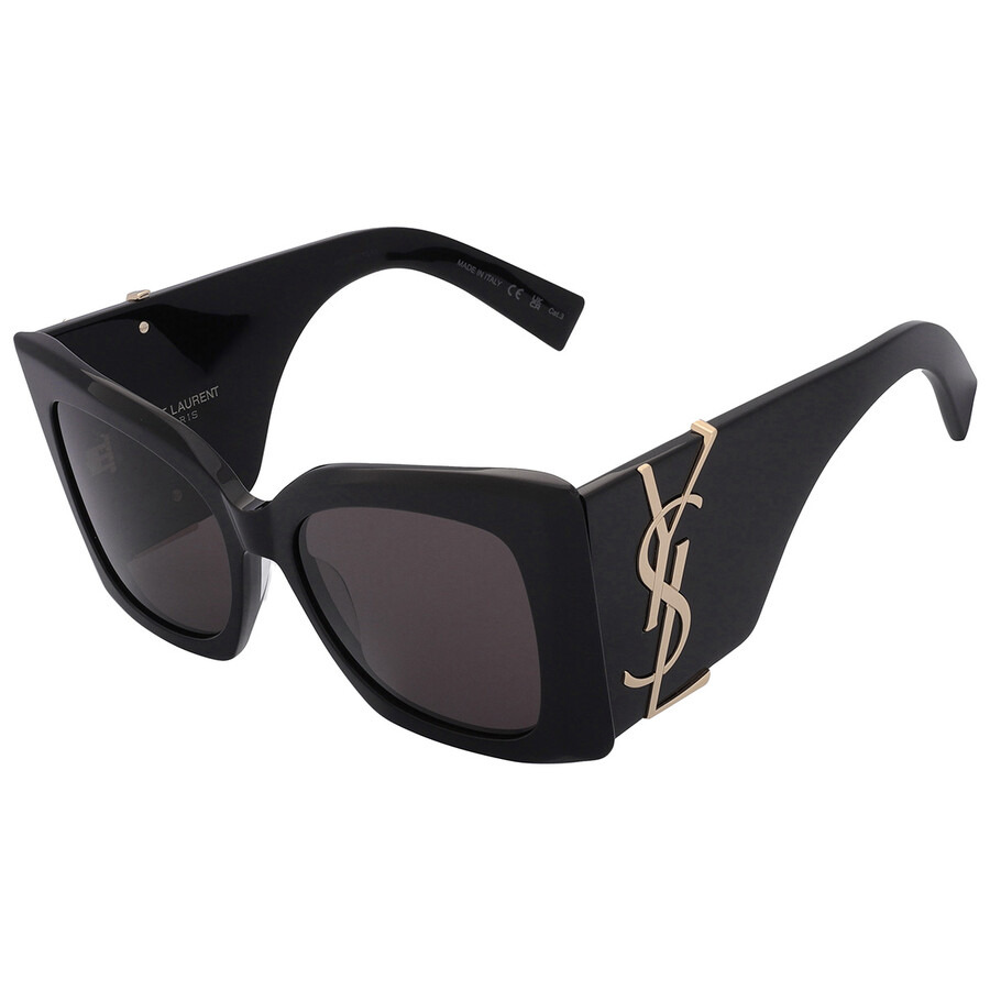 Saint Laurent Dark Grey Butterfly Ladies Sunglasses SL M119 BLAZE 001 54 - 4