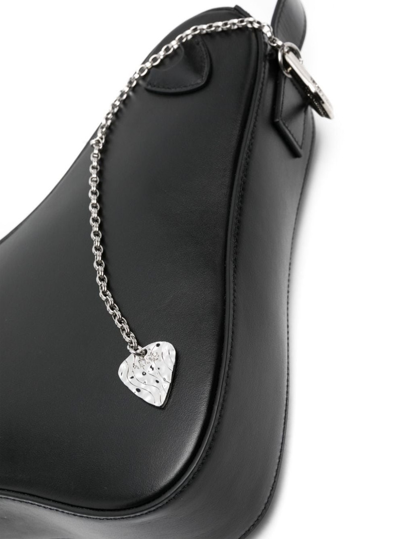 Guitar leather shoulder bag 4