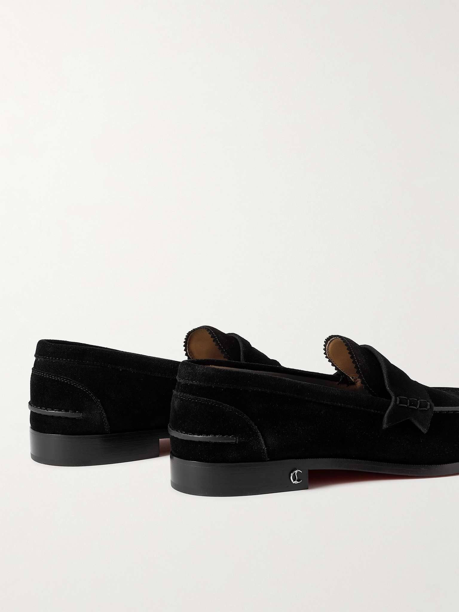 No Penny Suede Loafers - 5