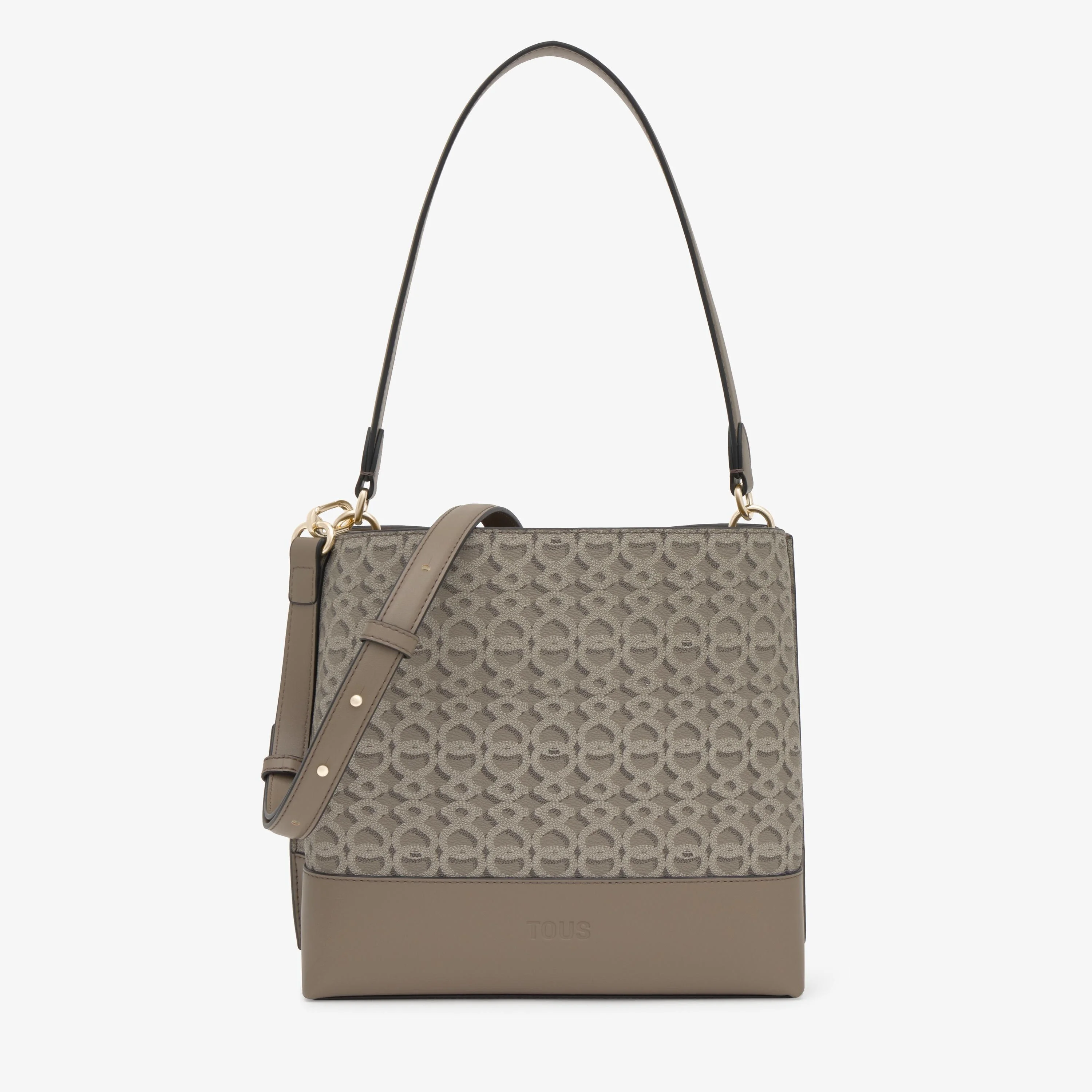 Medium taupe Bucket bag TOUS Infinity - 1