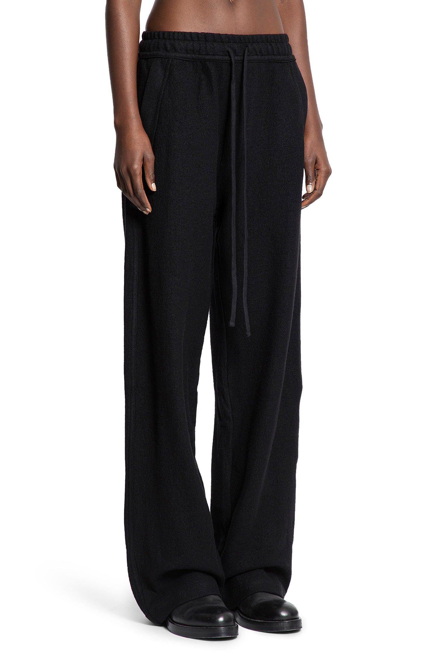 Wide Leg Wool Trousers - 2