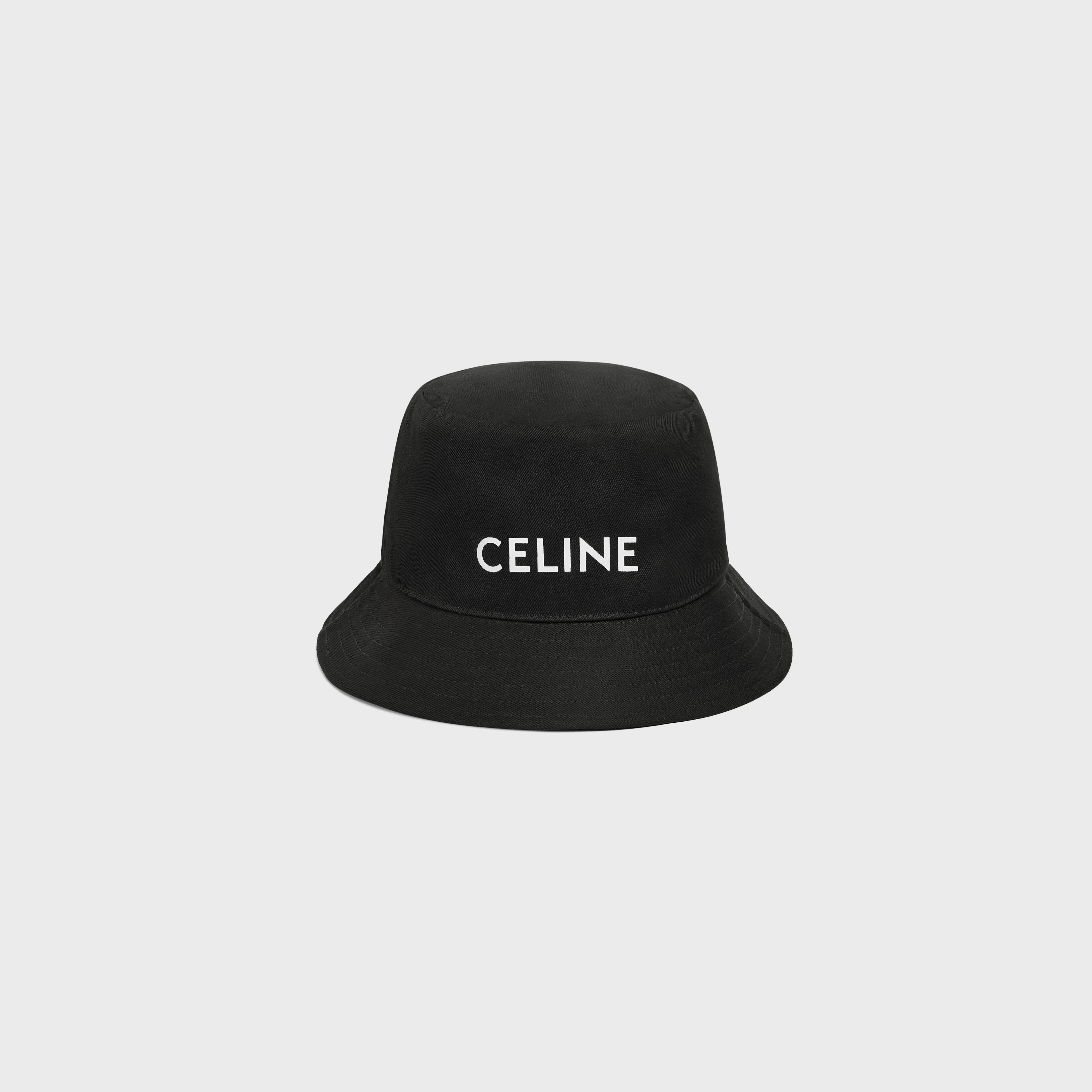 CELINE BUCKET HAT IN GABARDINE COTTON - 1
