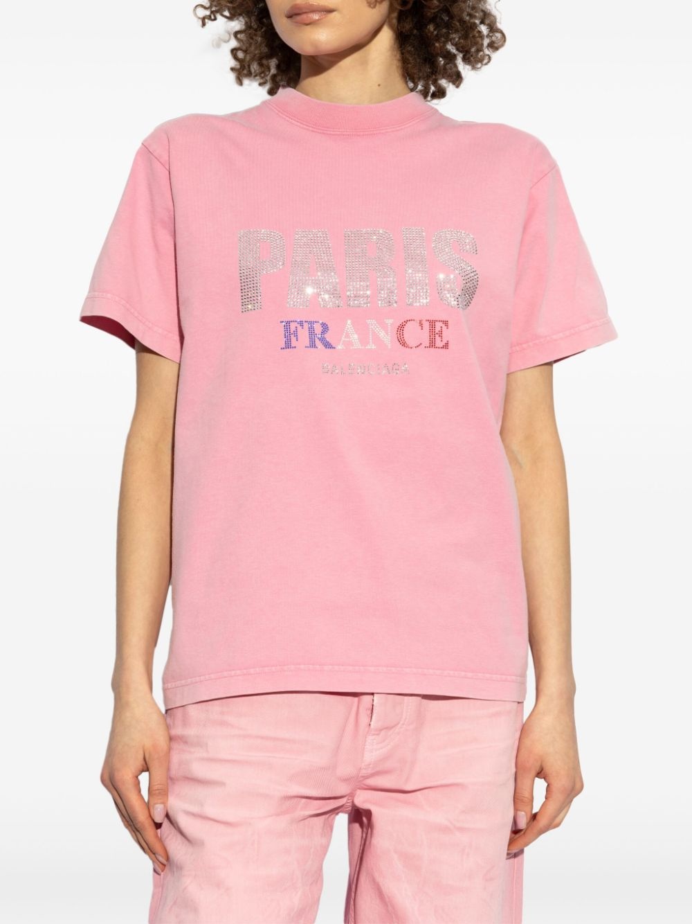 logo-studded T-shirt - 3