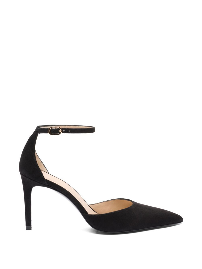 85mm ankle-strap pointed pumps 1