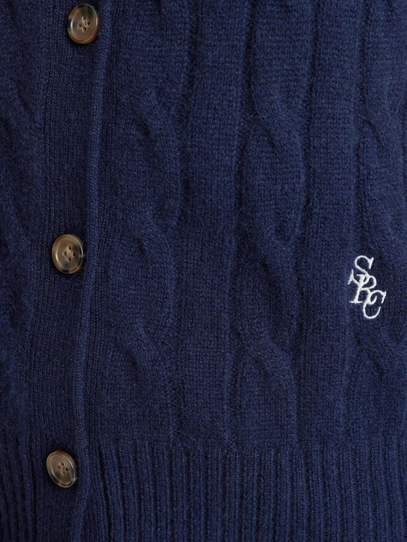 SRC cable-knit button cardigan 4