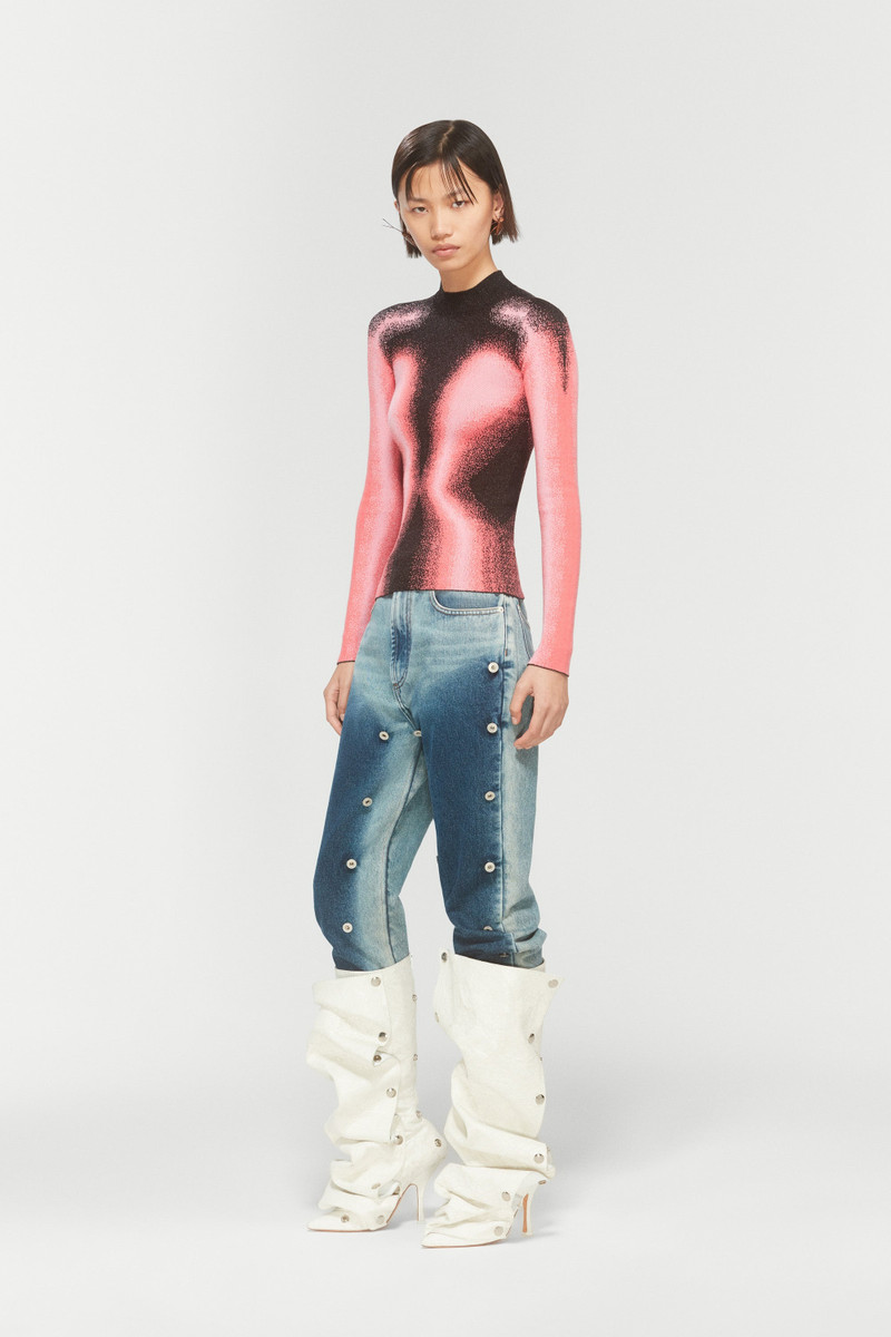 GRADIENT KNIT LONG SLEEVE TOP 4