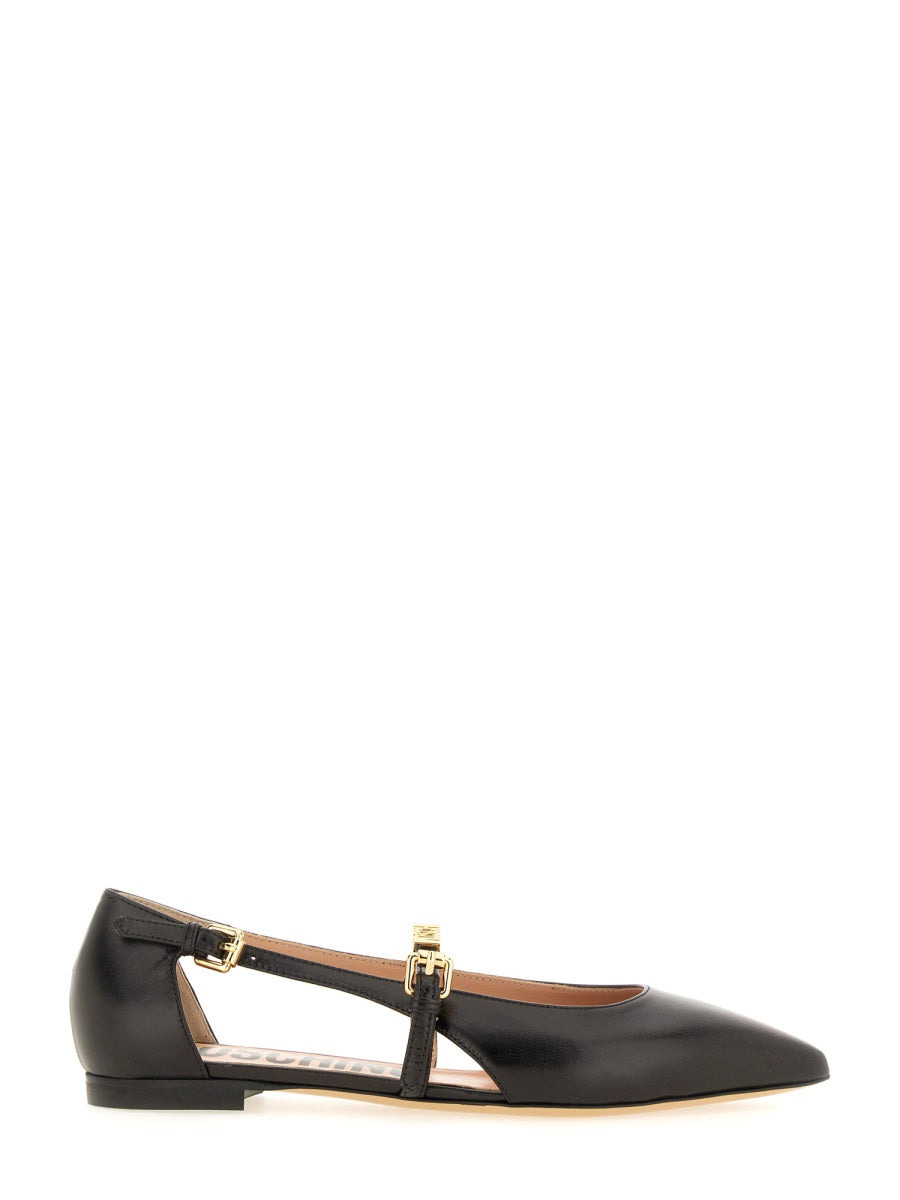 Moschino Women Leather Ballerina - 1