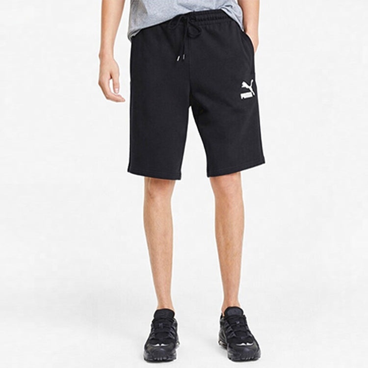PUMA Classics Logo Shorts 'Black White' 597387-01 - 3