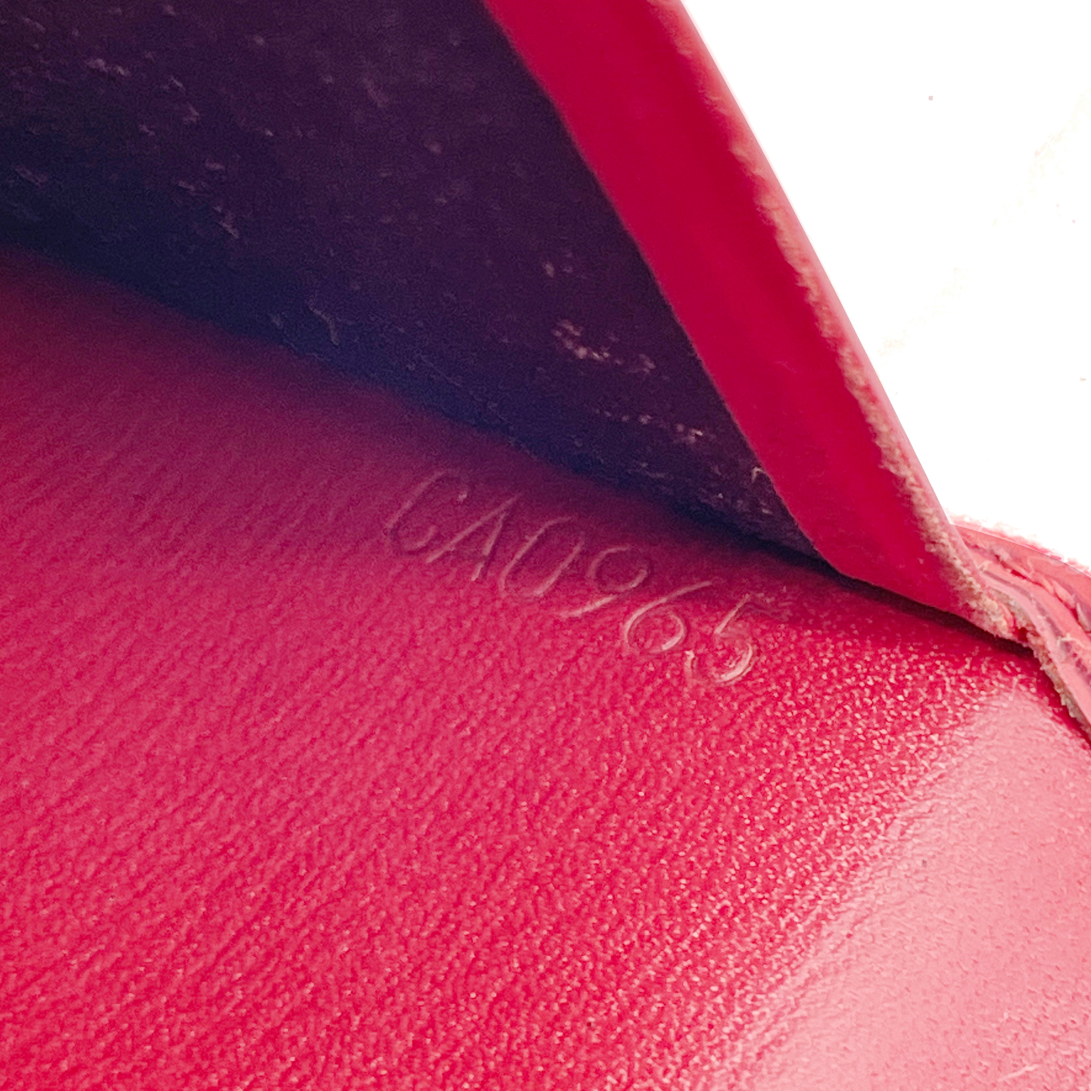 Louis Vuitton Pocket Organizer Wallet - Red Epi Leather - 8