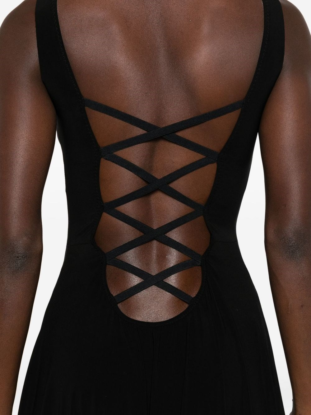 Asymmetric mini dress - 5