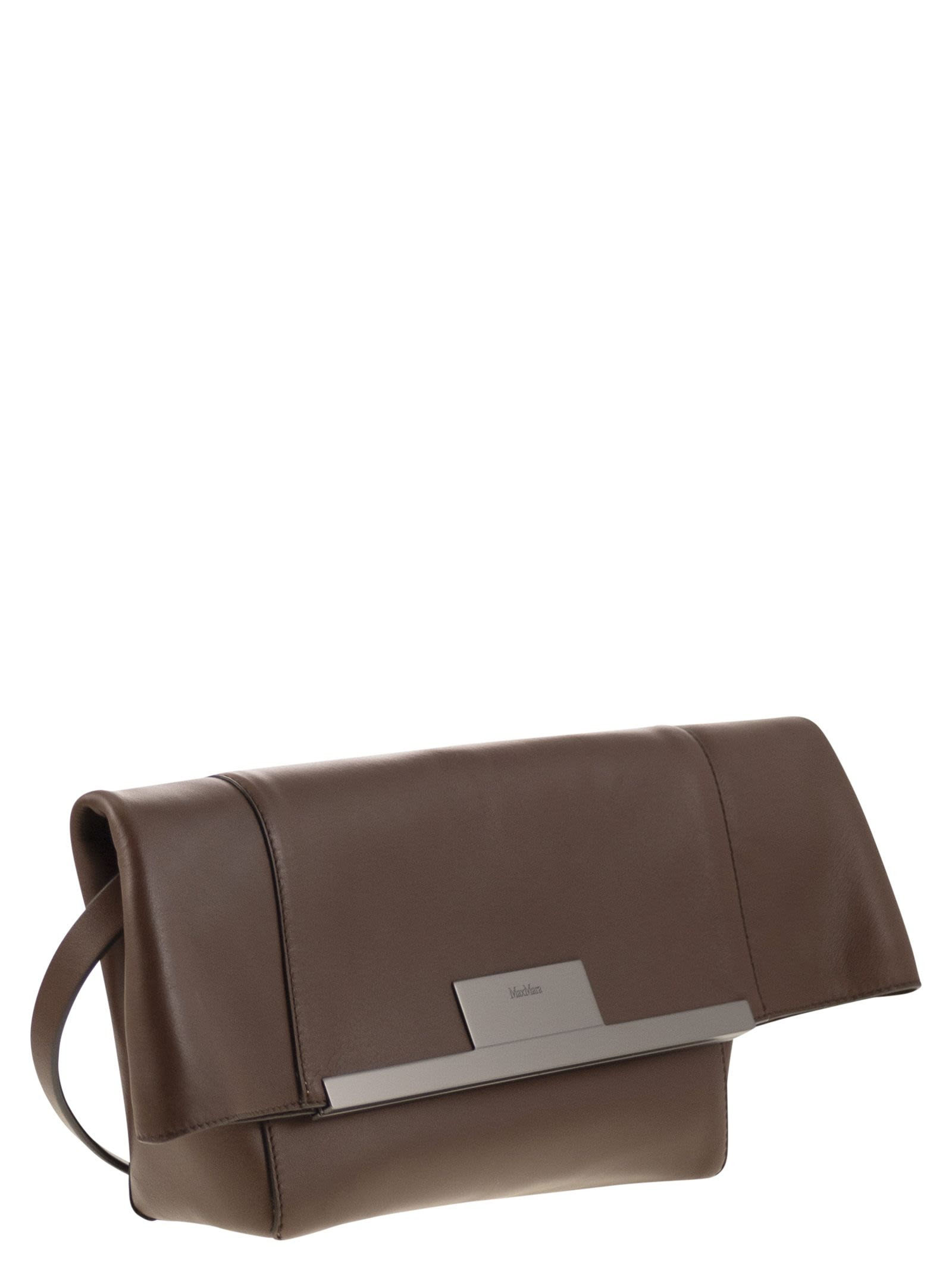 Maxmara Women Mmclaspclutch - Small Natural Leather Clutch Bag - 4