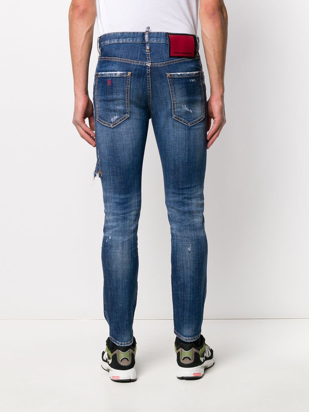 straight-leg boot cut jeans - 4