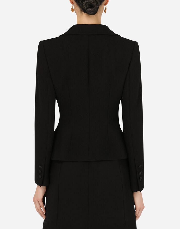 Wool crepe Dolce jacket - 2