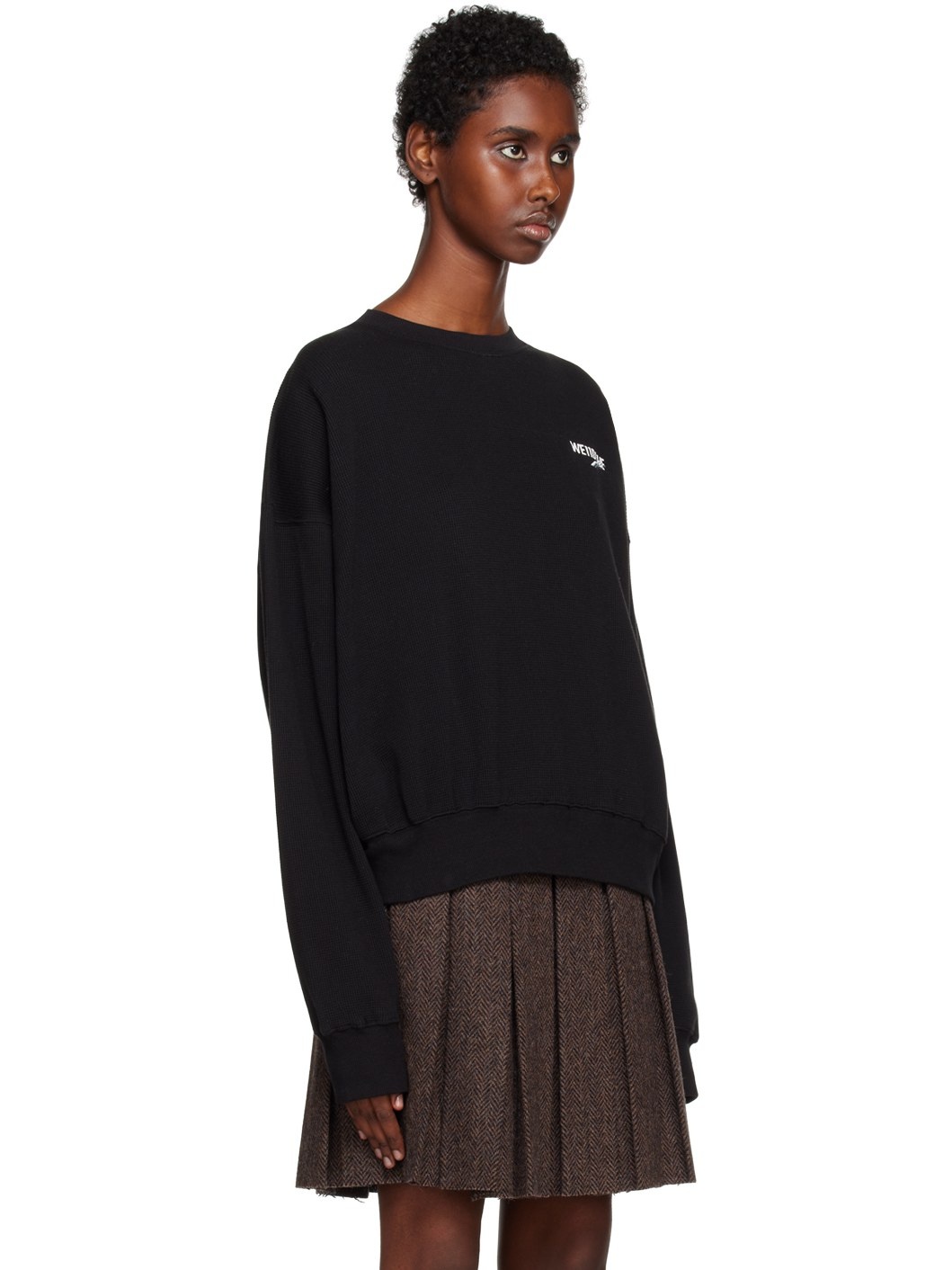 Black Printed Sweatshirt - 2
