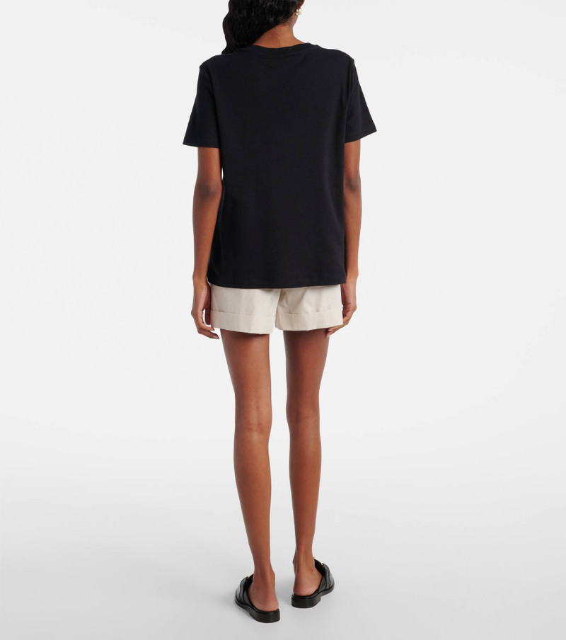 Madera embroidered cotton jersey T-shirt 3