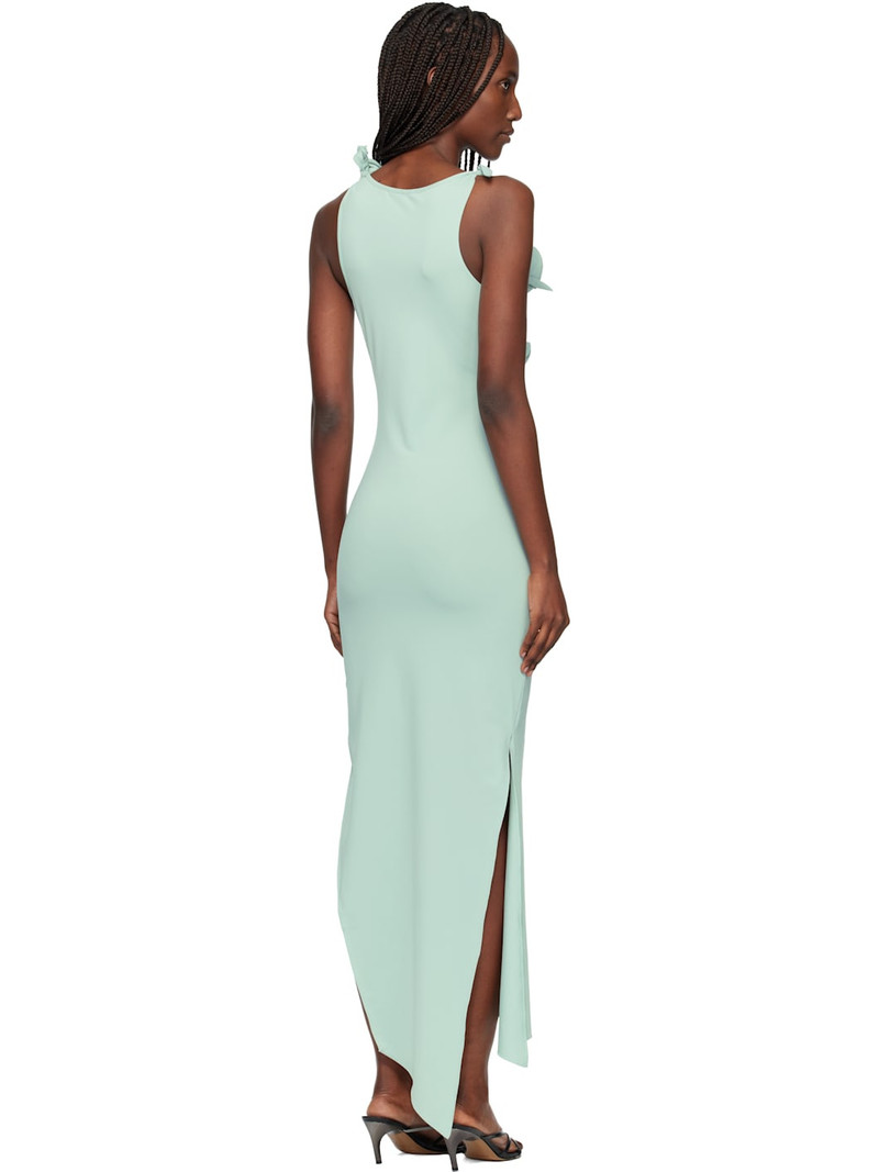 Green Flower Midi Dress 3