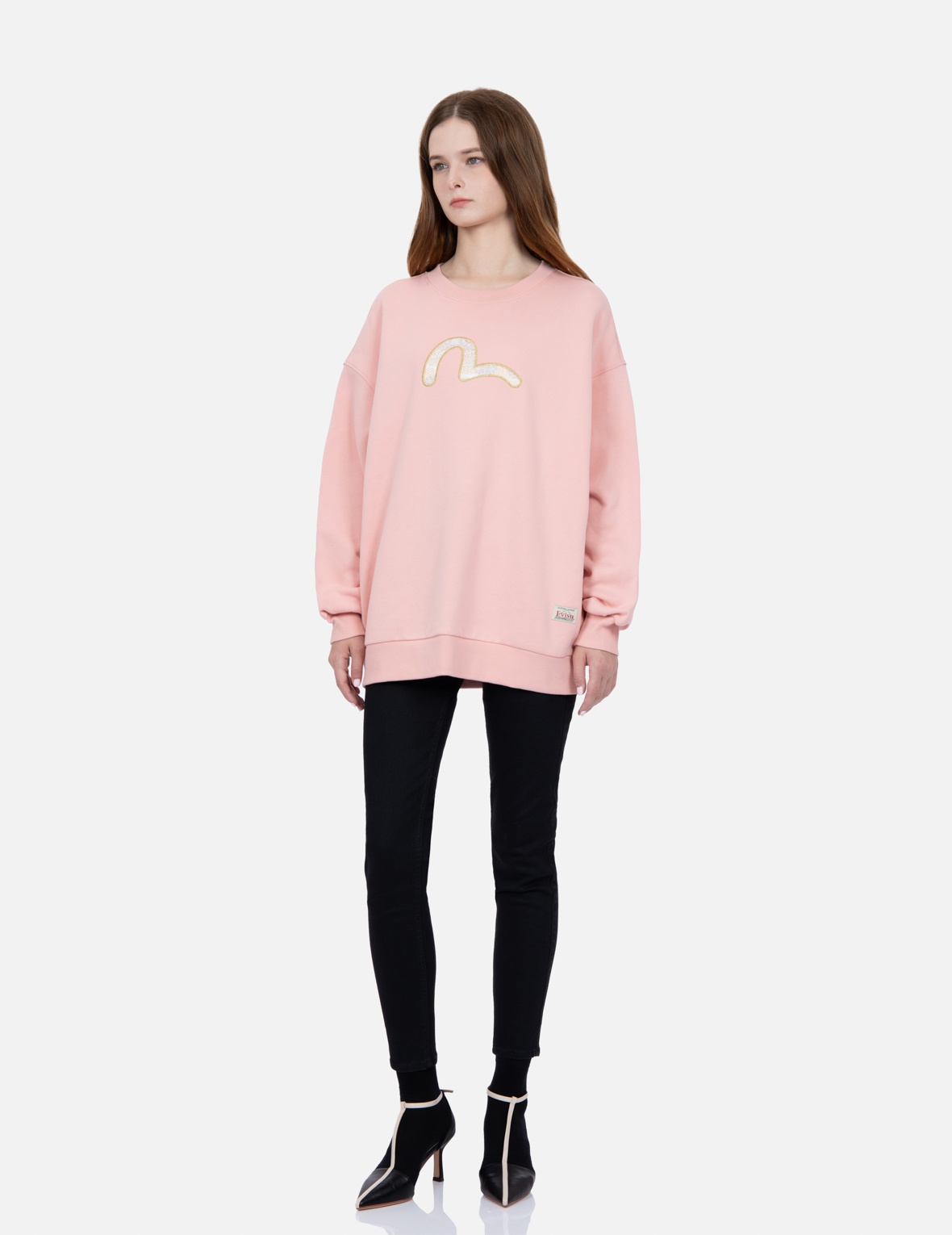 BROCADE SEAGULL APPLIQUÉ SWEATSHIRT - 3